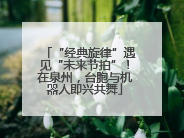 “经典旋律”遇见“未来节拍”！在泉州，台胞与机器人即兴共舞