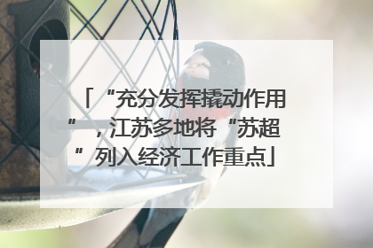 “充分发挥撬动作用”，江苏多地将“苏超”列入经济工作重点