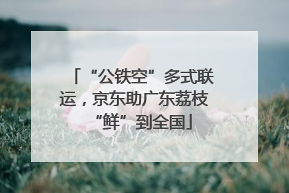“公铁空”多式联运，京东助广东荔枝“鲜”到全国