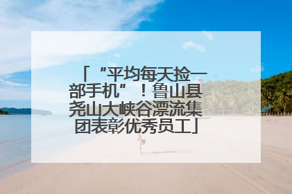 “平均每天捡一部手机”！鲁山县尧山大峡谷漂流集团表彰优秀员工