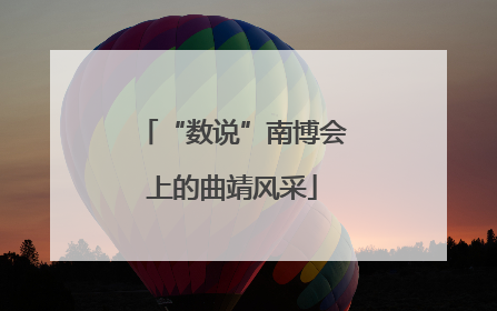 “数说”南博会上的曲靖风采