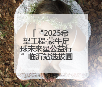 “2025希望工程·蒙牛足球未来星公益行”临沂站选拔圆满举行