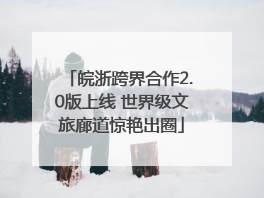皖浙跨界合作2.0版上线 世界级文旅廊道惊艳出圈