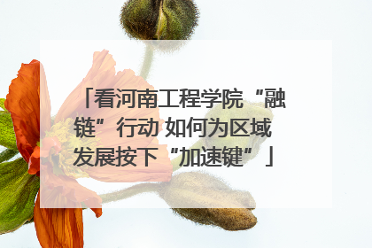 看河南工程学院“融链”行动 如何为区域发展按下“加速键”