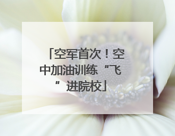空军首次！空中加油训练“飞”进院校