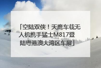 空陆双侠！天鹰车载无人机携手猛士M817登陆粤港澳大湾区车展
