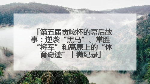 第五届贡嘎杯的幕后故事：逆袭“黑马”、常胜“将军”和高原上的“体育奇迹”丨微纪录