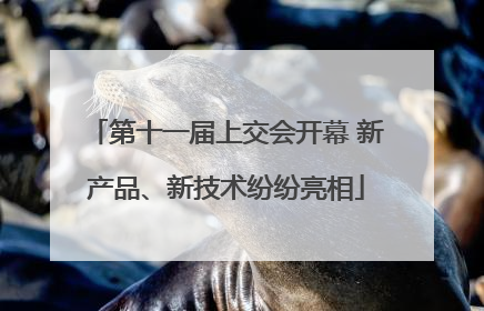 第十一届上交会开幕 新产品、新技术纷纷亮相