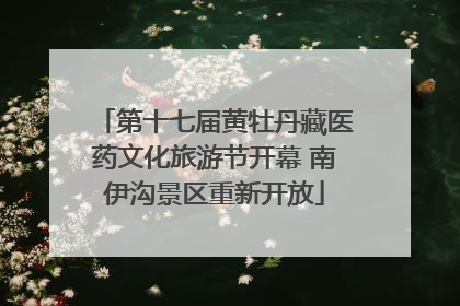 第十七届黄牡丹藏医药文化旅游节开幕 南伊沟景区重新开放