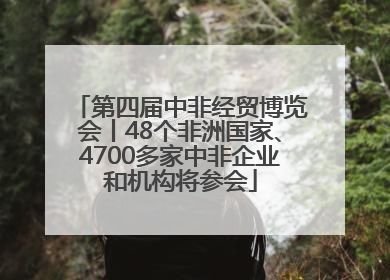 第四届中非经贸博览会丨48个非洲国家、4700多家中非企业和机构将参会