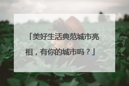 美好生活典范城市亮相，有你的城市吗？