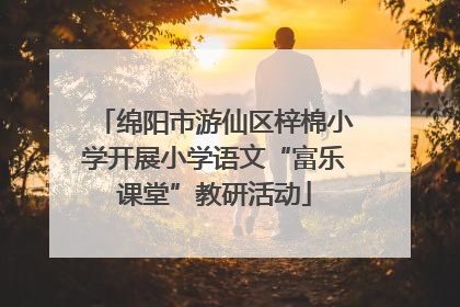 绵阳市游仙区梓棉小学开展小学语文“富乐课堂”教研活动