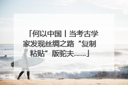 何以中国丨当考古学家发现丝绸之路“复制粘贴”版驼夫……