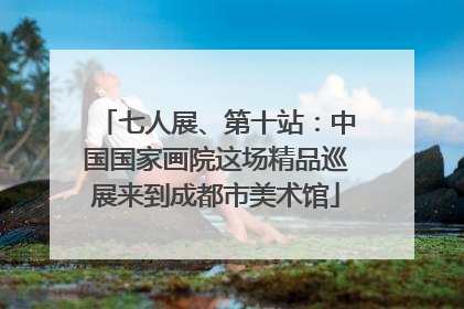 七人展、第十站：中国国家画院这场精品巡展来到成都市美术馆