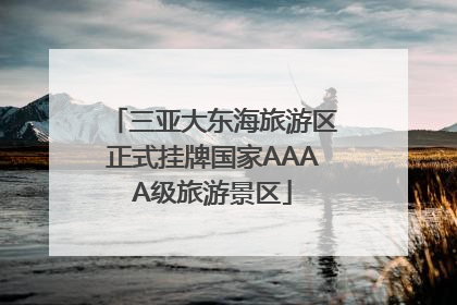 三亚大东海旅游区正式挂牌国家AAAA级旅游景区