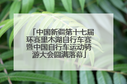 中国新疆第十七届环赛里木湖自行车赛暨中国自行车运动骑游大会圆满落幕