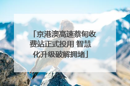 京港澳高速蔡甸收费站正式投用 智慧化升级破解拥堵