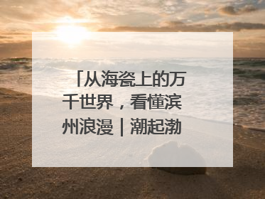 从海瓷上的万千世界，看懂滨州浪漫｜潮起渤海・网聚黄蓝