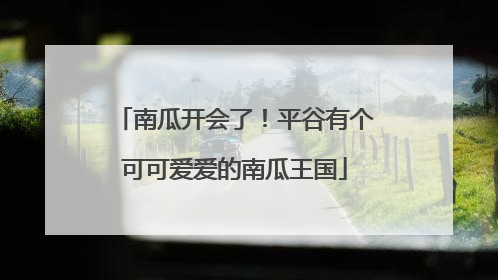 南瓜开会了！平谷有个可可爱爱的南瓜王国