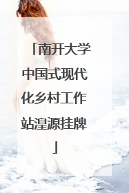 南开大学中国式现代化乡村工作站湟源挂牌