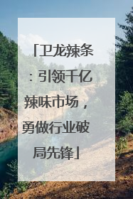 卫龙辣条：引领千亿辣味市场，勇做行业破局先锋