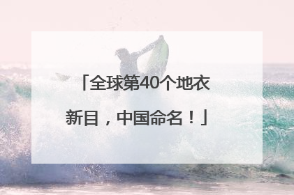 全球第40个地衣新目，中国命名！