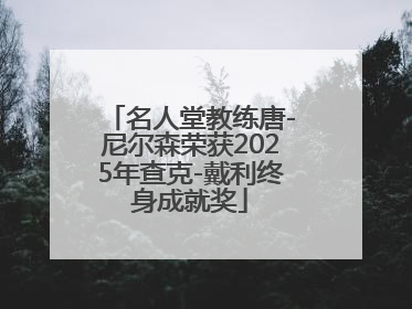 名人堂教练唐-尼尔森荣获2025年查克-戴利终身成就奖