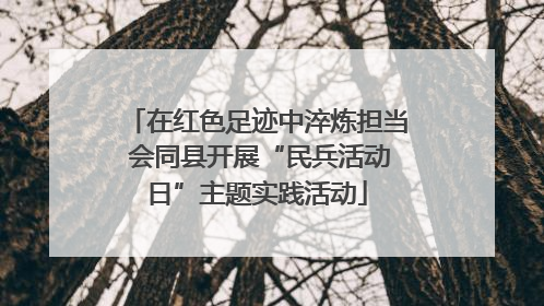 在红色足迹中淬炼担当 会同县开展“民兵活动日”主题实践活动