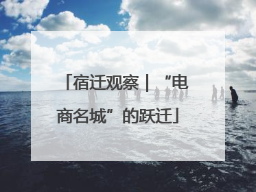 宿迁观察｜“电商名城”的跃迁