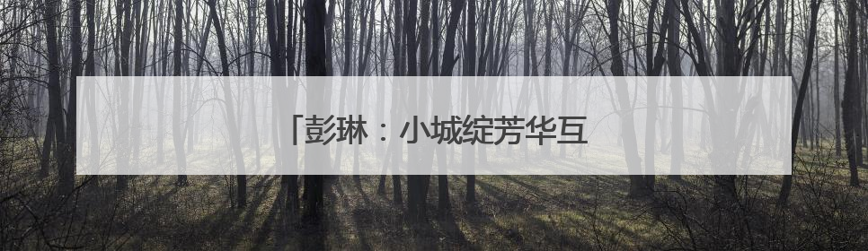 彭琳:小城绽芳华互联网赋能的创业蝶变