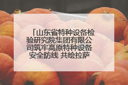 山东省特种设备检验研究院集团有限公司筑牢高原特种设备安全防线 共绘拉萨美好生活画卷