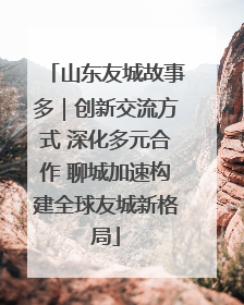 山东友城故事多｜创新交流方式 深化多元合作 聊城加速构建全球友城新格局