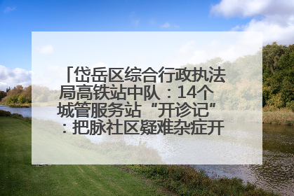 岱岳区综合行政执法局高铁站中队：14个城管服务站“开诊记”：把脉社区疑难杂症开出治理良方