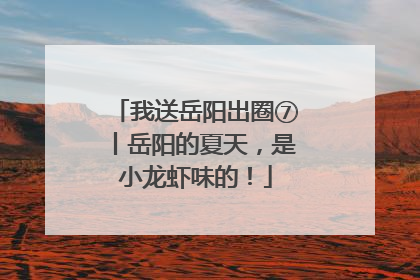 我送岳阳出圈⑦丨岳阳的夏天，是小龙虾味的！
