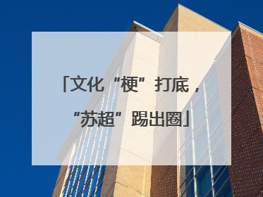 文化“梗”打底，“苏超”踢出圈