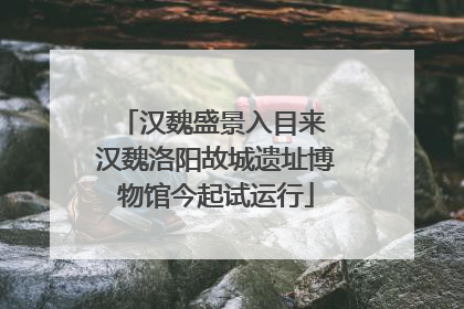 汉魏盛景入目来 汉魏洛阳故城遗址博物馆今起试运行
