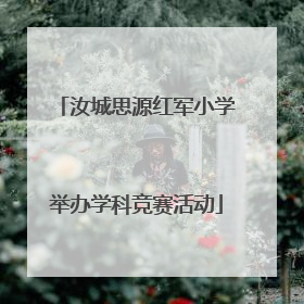 汝城思源红军小学举办学科竞赛活动