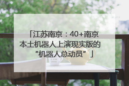 江苏南京：40+南京本土机器人上演现实版的“机器人总动员”