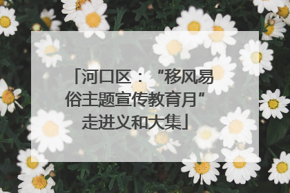 河口区：“移风易俗主题宣传教育月”走进义和大集
