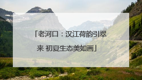老河口：汉江荷韵引翠来 初夏生态美如画