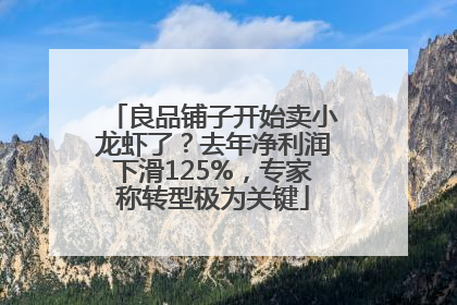 良品铺子开始卖小龙虾了？去年净利润下滑125%，专家称转型极为关键