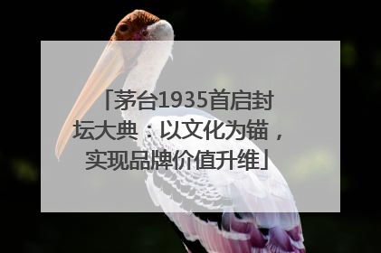 茅台1935首启封坛大典：以文化为锚，实现品牌价值升维