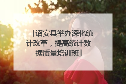 诏安县举办深化统计改革，提高统计数据质量培训班