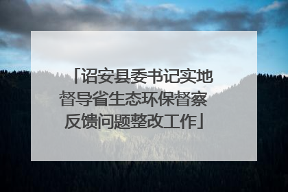 诏安县委书记实地督导省生态环保督察反馈问题整改工作