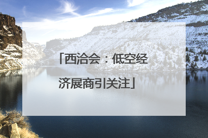 西洽会：低空经济展商引关注