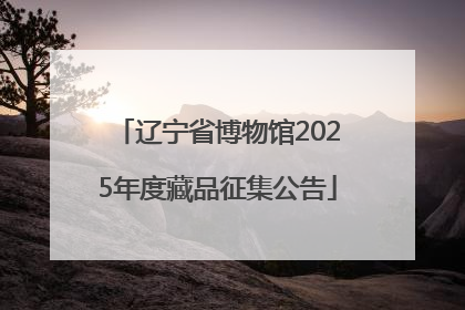 辽宁省博物馆2025年度藏品征集公告