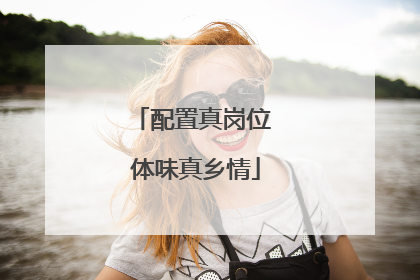配置真岗位 体味真乡情