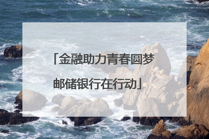 金融助力青春圆梦邮储银行在行动