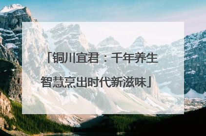 铜川宜君：千年养生智慧烹出时代新滋味