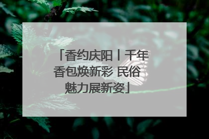 香约庆阳丨千年香包焕新彩 民俗魅力展新姿